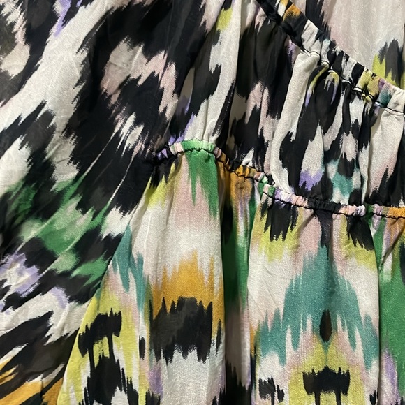 Anthropologie Vanessa Virginia 100 % silk blouse . Size M . Excellent used cond. - Picture 6 of 6